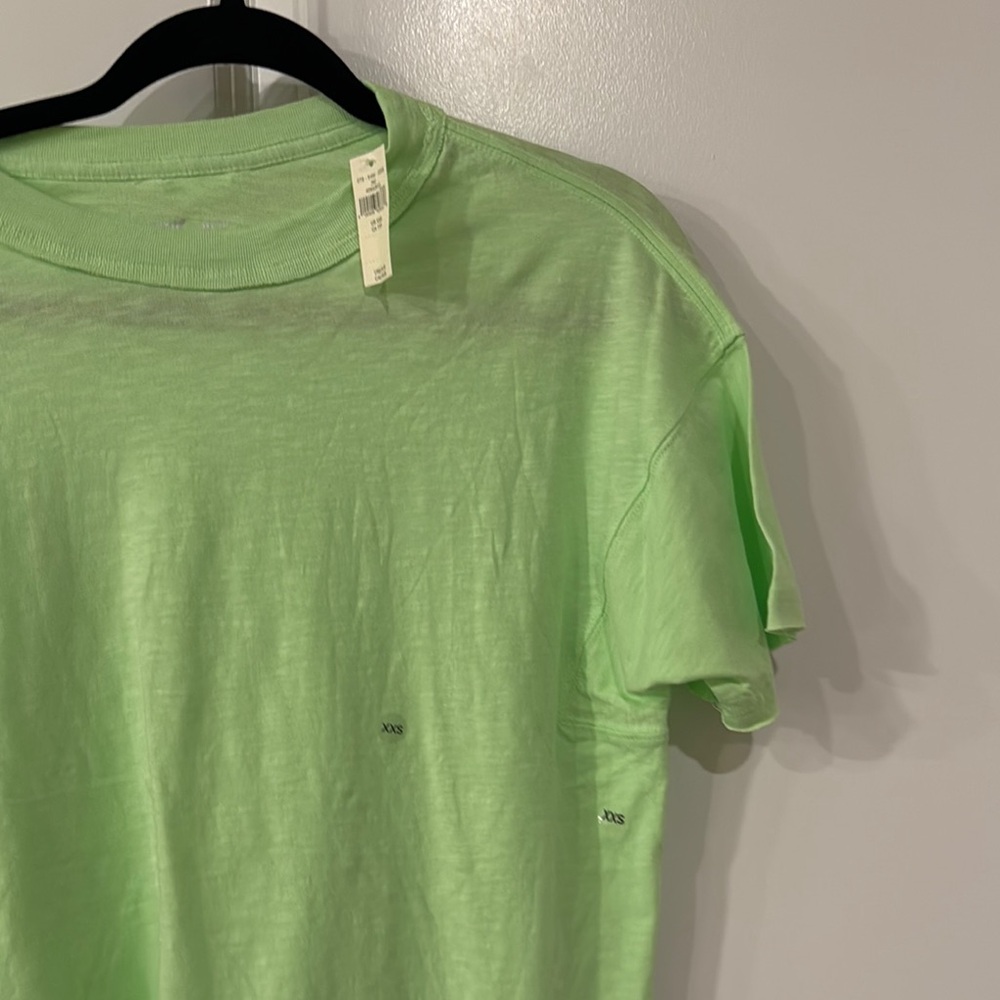 NWT aerie Lime Green T-Shirt oversized size XXS - Picture 5 of 9